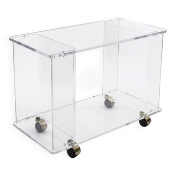 Iconic dessert in transparent Lucite – Attributed to David Lange