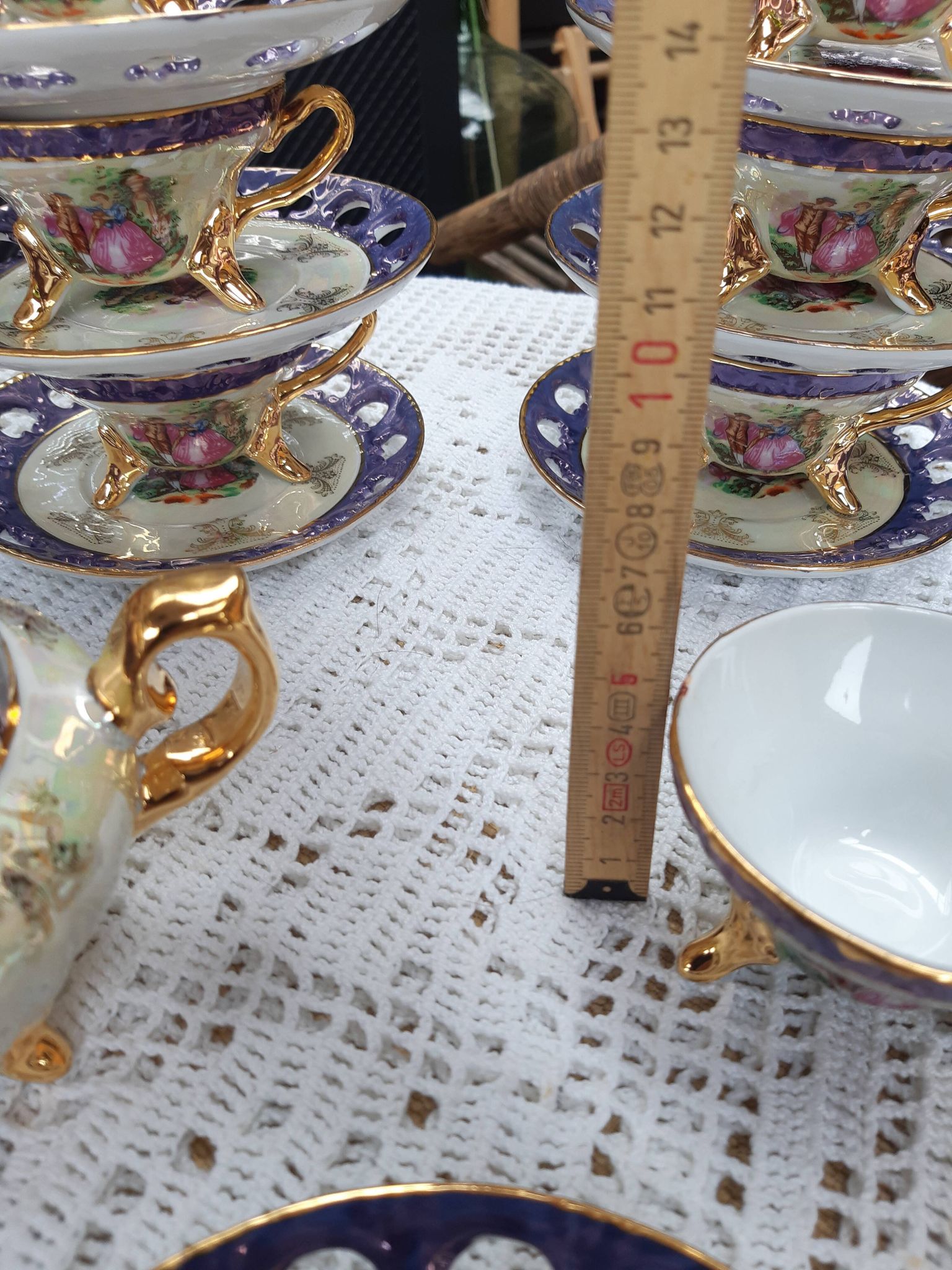 Vintage porcelain café service