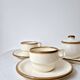 Set of 2 vintage coffee cups, pot and sugar bowl '1970s - Torgau