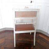 Louis XV style canned armchair lacquered wood