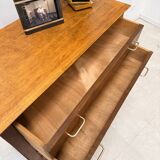 Vintage chest of drawers with splayed legs