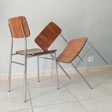 Pair of chairs in formica 60s