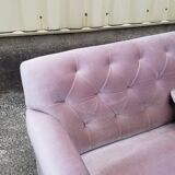 Velvet sofa