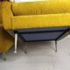 Fauteuils en velours moutarde, 1960