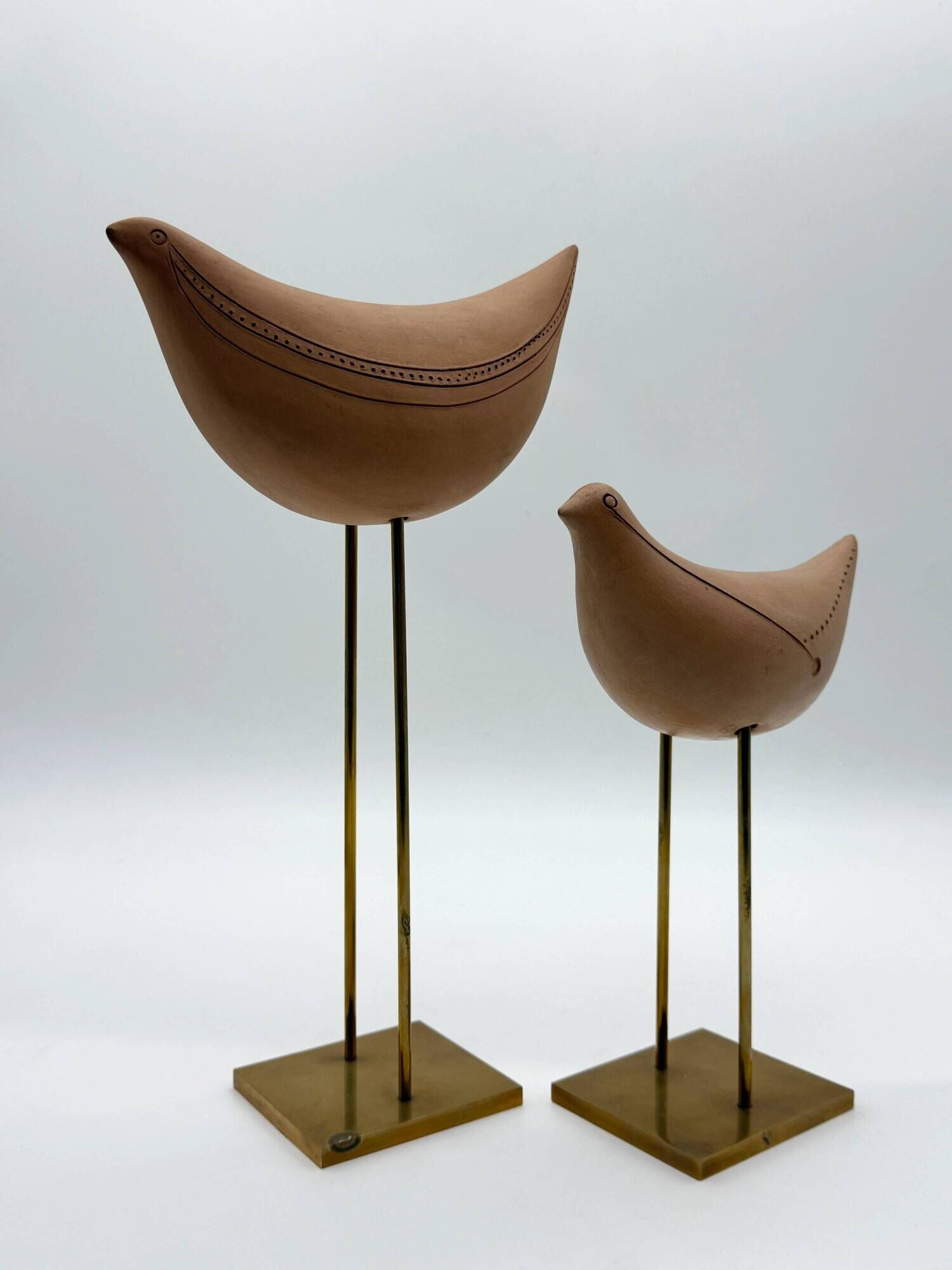 Pair of birds "Birds" — Aldo Londi for Bitossi Ceramiche, Italy 1960s