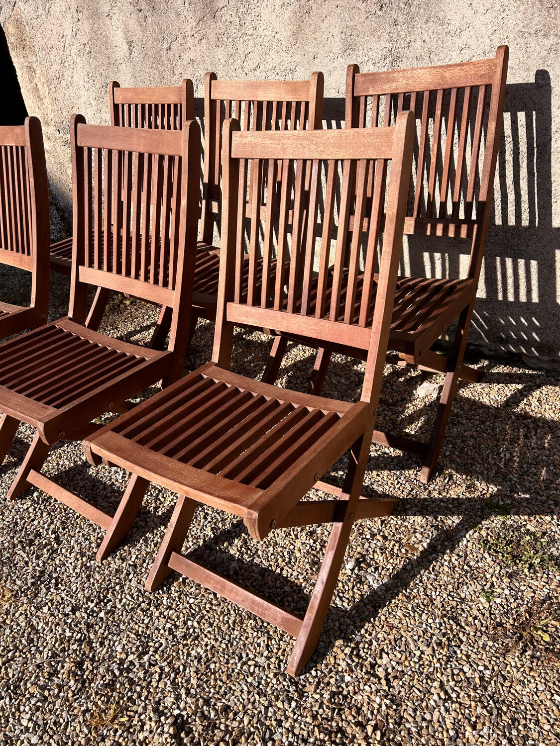 Teak chairs