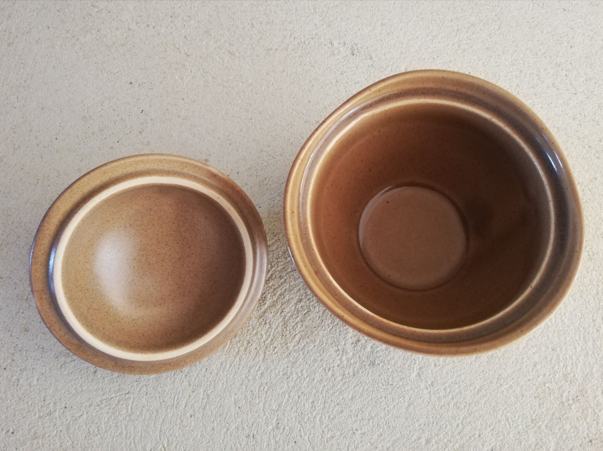 Sandstone sugar bowl