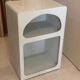 Mykonos Bali style bedside or niche side table in polished concrete