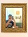 Period Mirror with Wooden and Gilded Stucco Frame – 19th Century Patina
