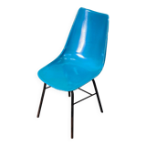 Blue fiber chair by Miroslav Navratil for Vertex 1960