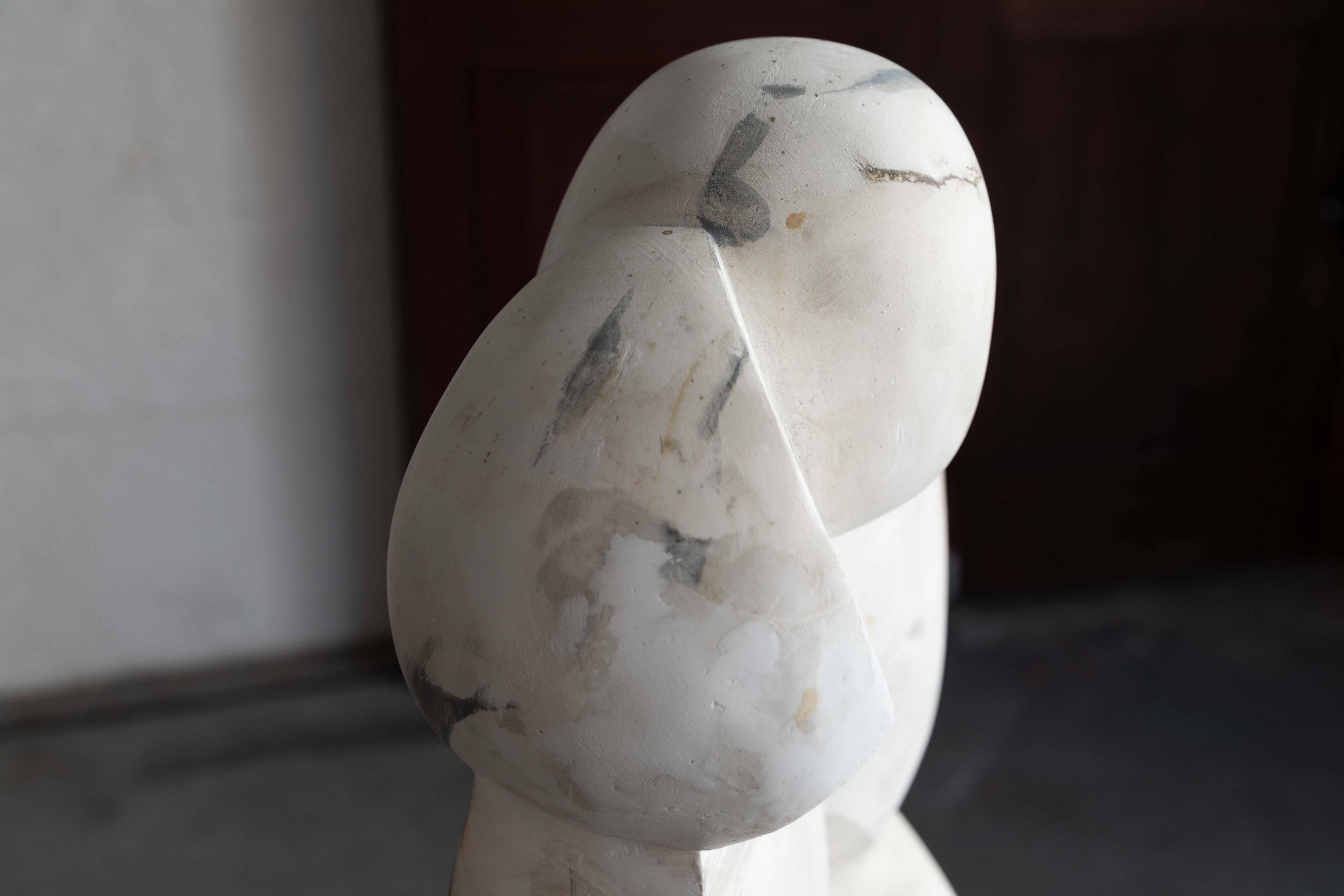 Sculpture 'Then and now' by Pol Spilliaert, Belgium, 2001-2003