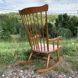 Wooden rocking-chair
