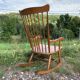Rocking chair en bois