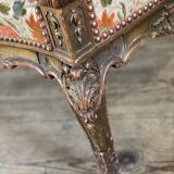 Regency style armchair in gilded wood