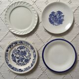 Mismatched dessert plates