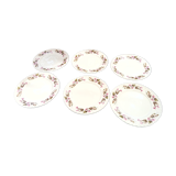 6 flat plates KG Lunéville