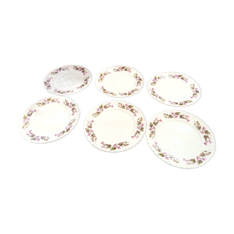 6 flat plates KG Lunéville
