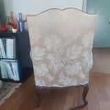 Bergère ancienne de style Louis XV