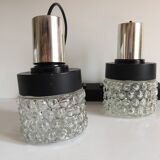 Asymmetrical space age pendant light