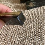 Knife doors in resin shells fifties