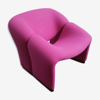Pink Groovy armchair by Pierre Paulin for Artifort
