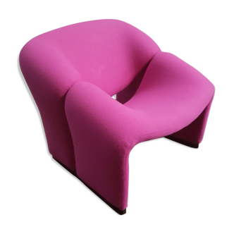 Pink Groovy armchair by Pierre Paulin for Artifort