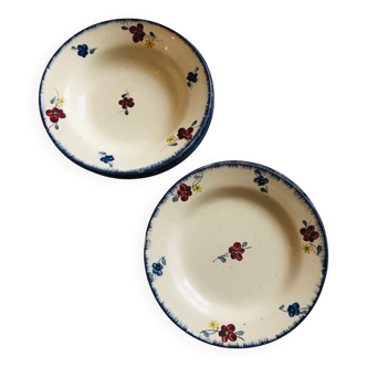 Assiettes plates et creuses