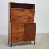 Vintage teak cabinet or secretaire by Simpla Lux