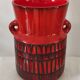 Red vase by Roger Capron circa 1960