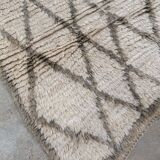 Tapis Berbère beige  Azilal - 216 x 84 cm