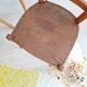 3 old wooden bistro chairs