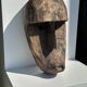 Large Timor mask in patinated wood H:50cm (1)
