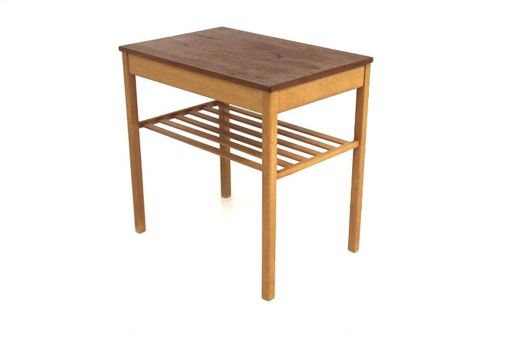 Scandinavian teak bedside table "Joker", Tingströms, Sweden, 1960