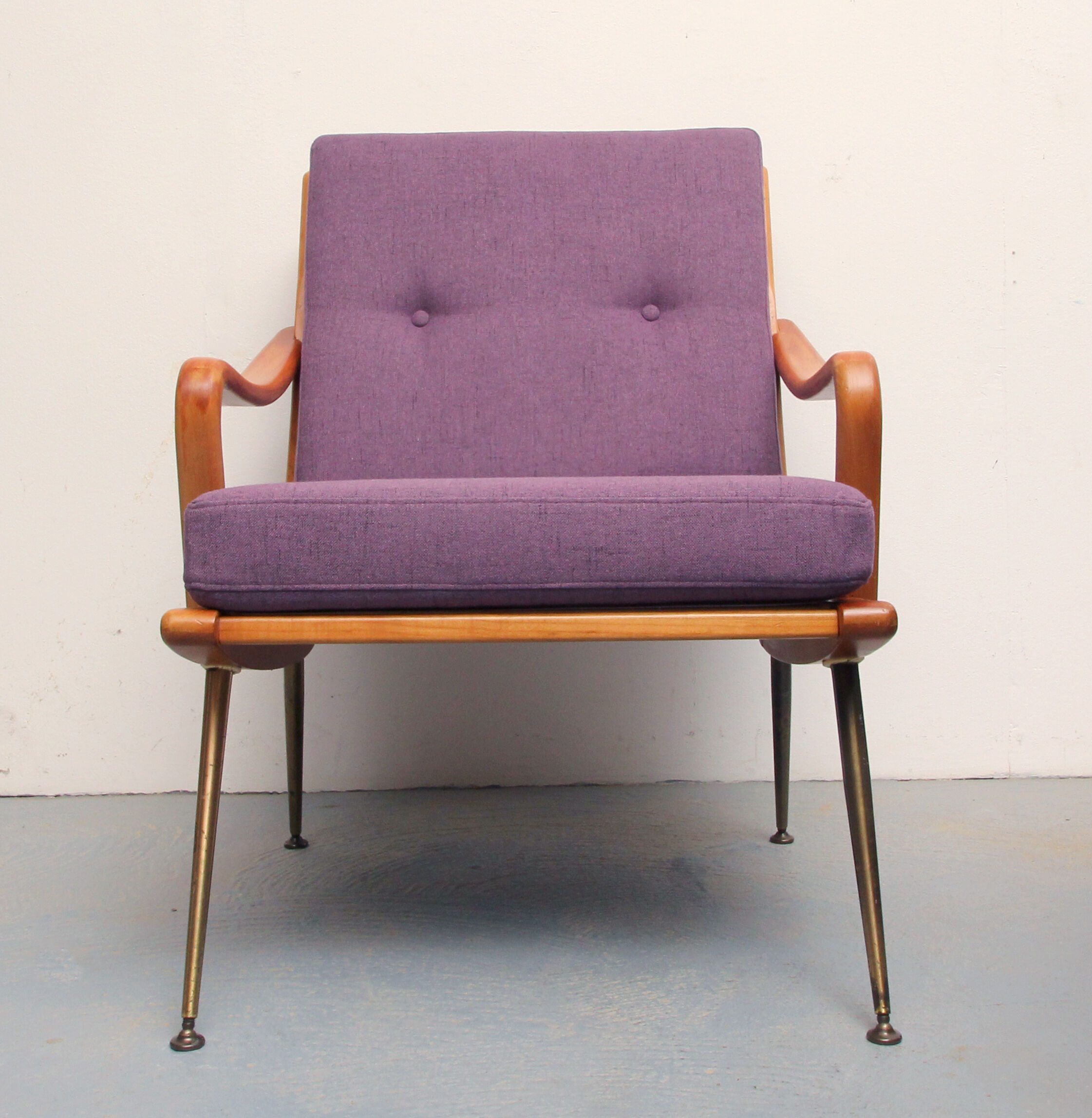 Fauteuil violet 1950
