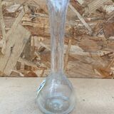Antique Vase Soliflore Glassware Art Soisy sur Ecole Blown Glass France Vintage