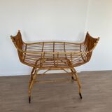 Rattan cradle