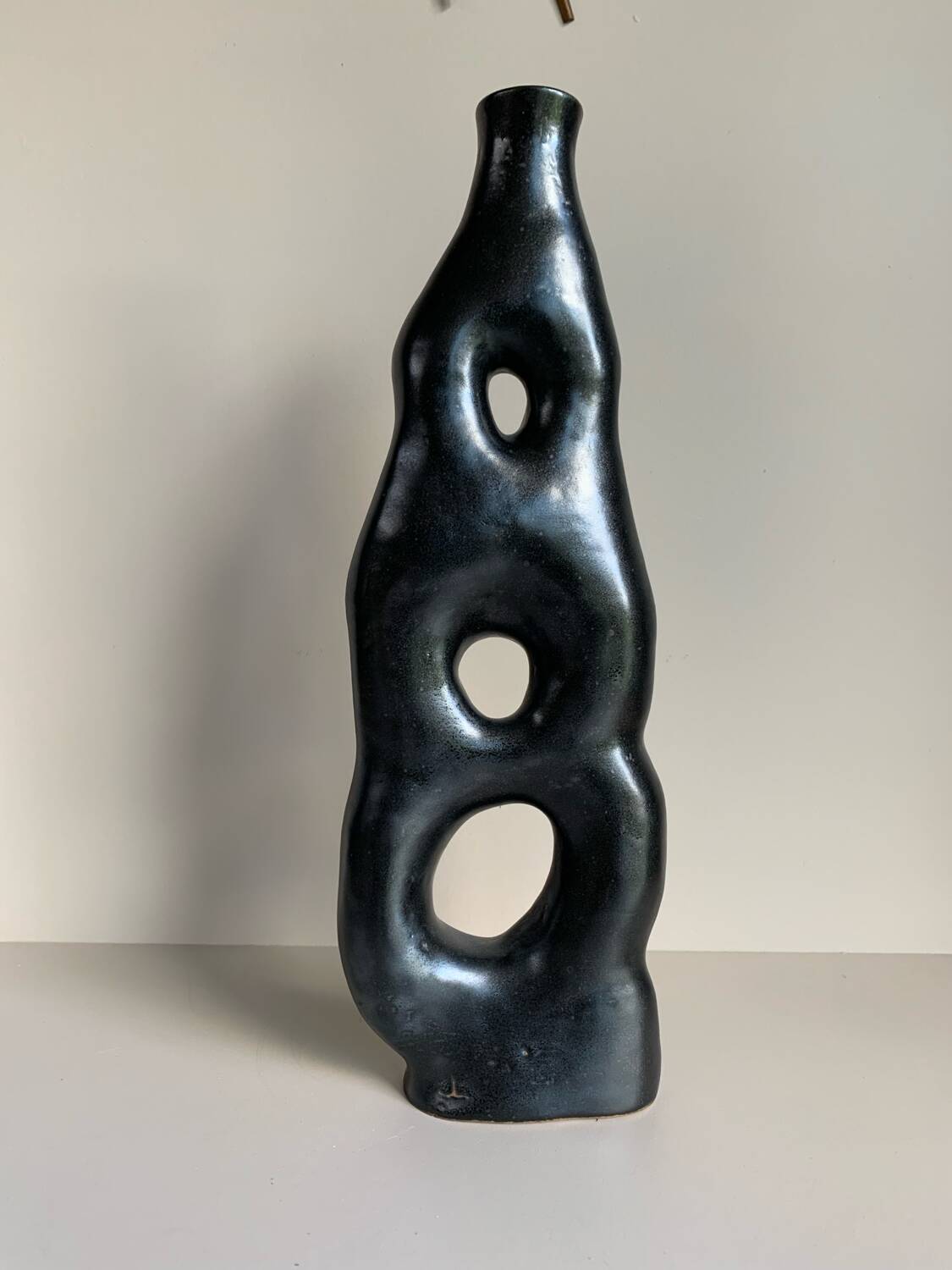 Black vase