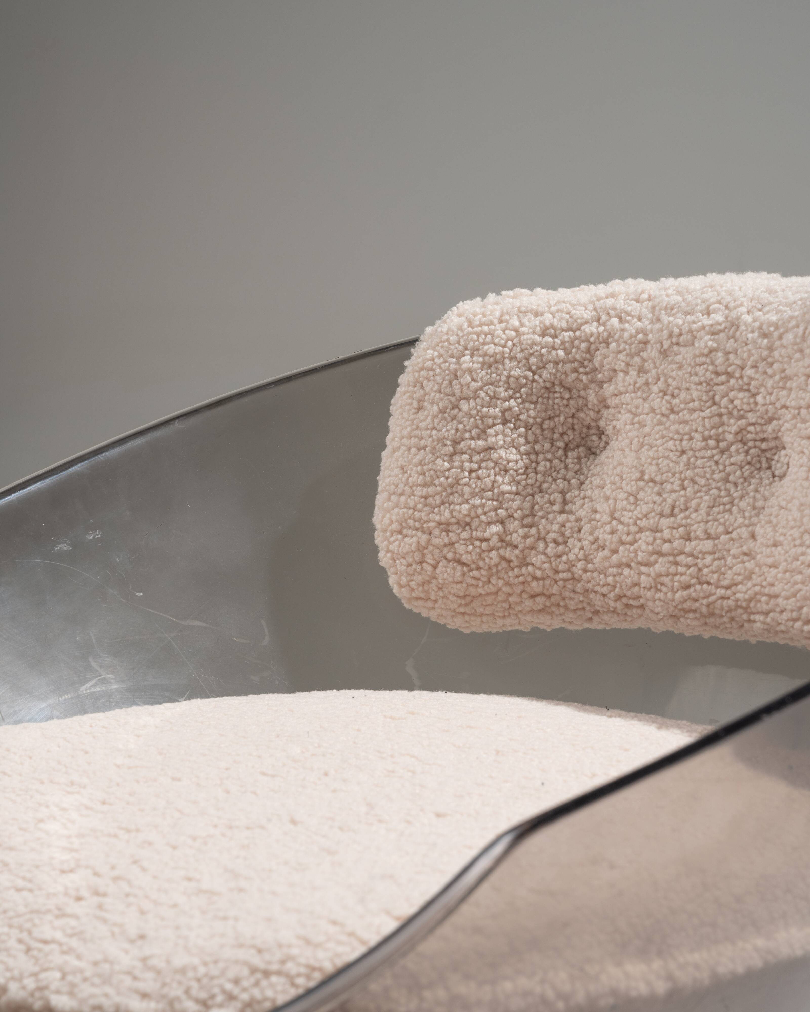 Pair of raphael raffel lounge chairs, 1980s