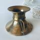 Old bronze church candle holder