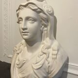 Bust of Marianne in plaster, Mauger model