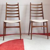 Set of 4 vintage teak chairs by Benze Sitzmobel.