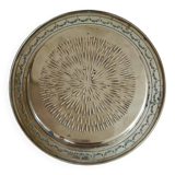 Vintage oriental brass tray