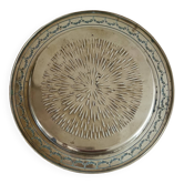 Plateau orientale vintage en laiton