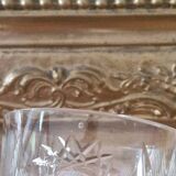 Verres ciselés sculptés vintage