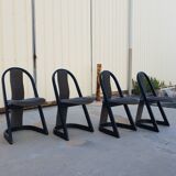 Set of 4 designer chairs from 1970
