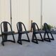 Série de 4 chaises design 1970