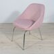 Fauteuil chrome et tissu , années 1960