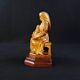 Virgin breastfeeding the Child Jesus and Saint John religious sculpture wood