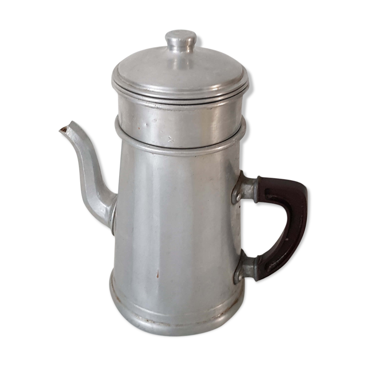 Old tin coffee maker