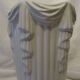 "draped" earthenware vase